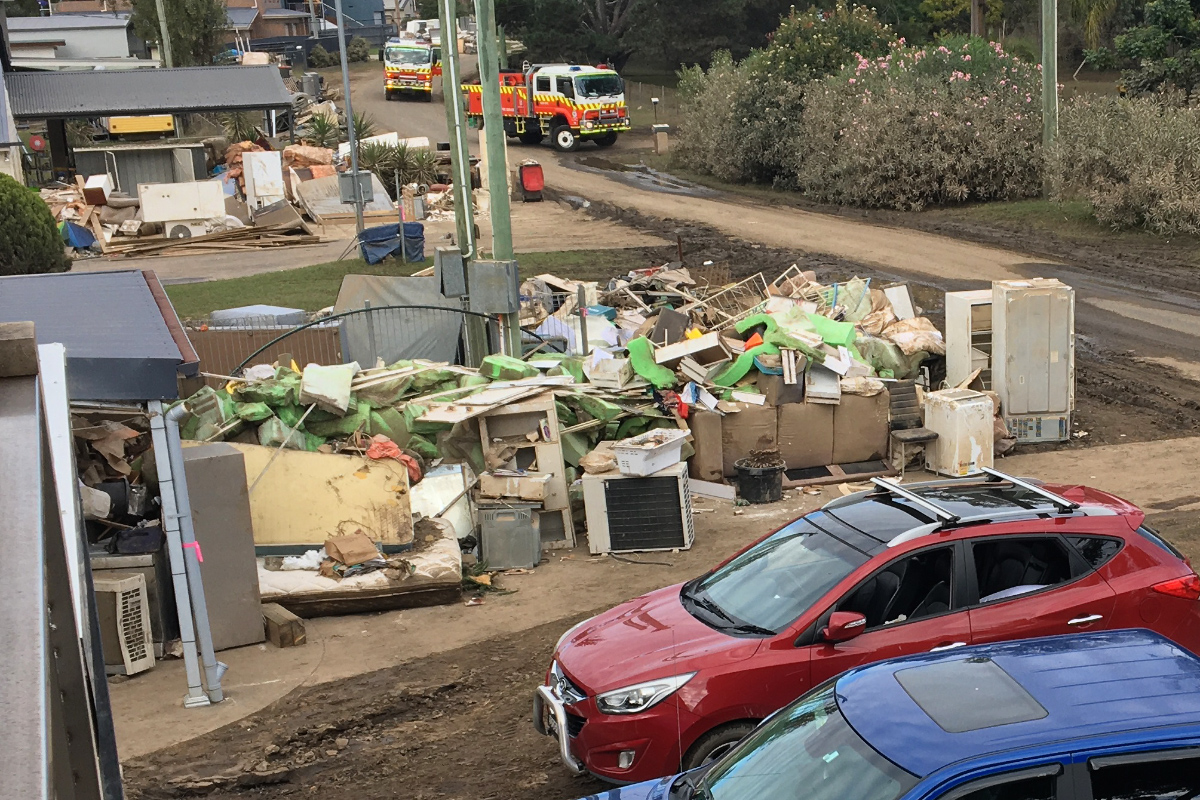 Putting pieces back together after the floods